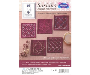 Sashiko Kit - Coaster Collection