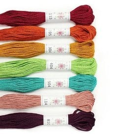 Sublime Stitching Embroidery Floss Set, Parlour Palette - Seven 8.75 yard skeins