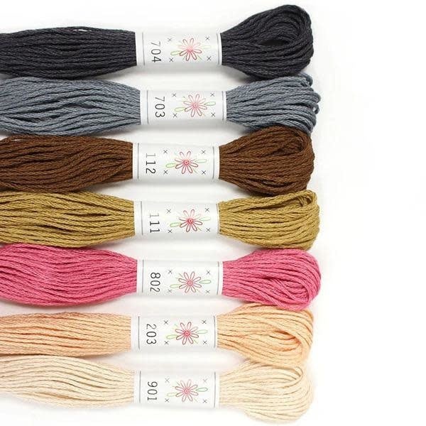 Embroidery Floss Set, Taffy Pull Palette - Seven 8.75 yard skeins, from  Sublime Stitching - Picking Daisies