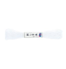 Olympus Sashiko Thread, White, 22 yd. skein, 100% Cotton