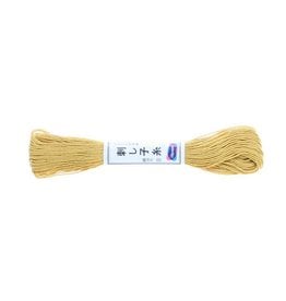 Olympus Sashiko Thread, Gold, 22 yd. skein, 100% Cotton