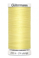Gutermann Gutermann Thread, 250M-805 Lemon Chiffon, Sew-All Polyester All Purpose Thread, 250m/273yds
