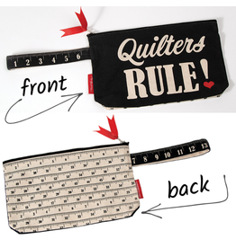 Moda Measure Up, Quilter's Rule Zipper Pouch