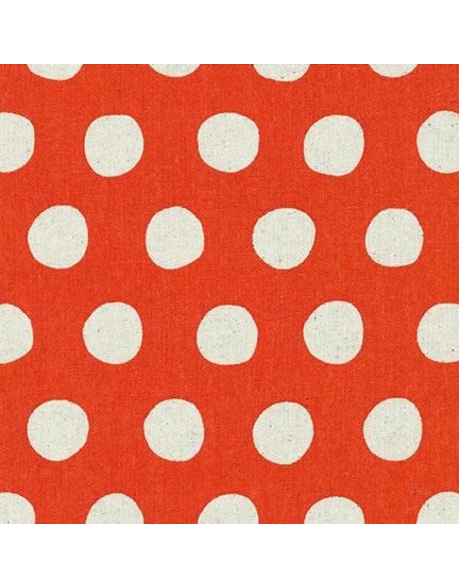 Sevenberry Canvas, Sevenberry Natural Dots in Orange, Fabric Half-Yards SB-88187D1-9