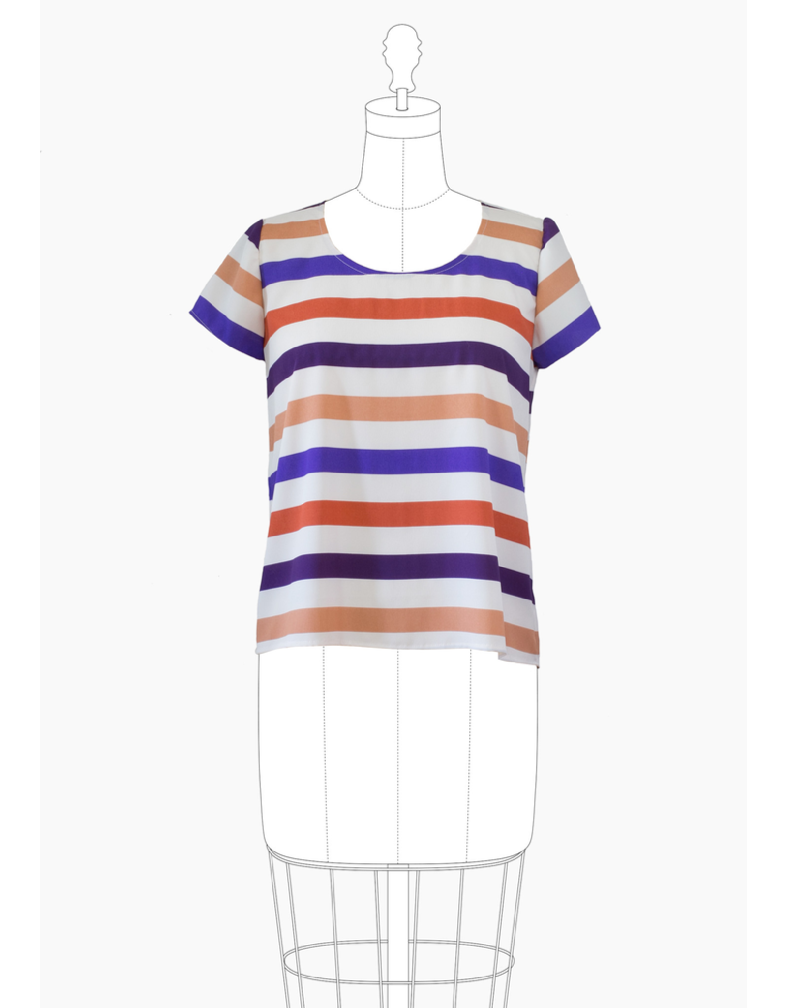 Grainline Studio Scout Tee Pattern - Sizes 0-18