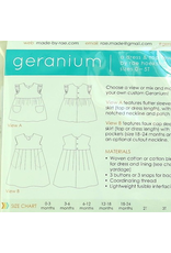 Made By Rae Little Girl’s Geranium Dress Pattern, sizes 0-5yr