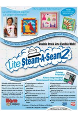 PD Lite Steam-A-Seam 2: Pack of 5: 9”x12" sheets