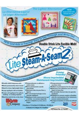 Warm Company ON ORDER-Lite Steam-A-Seam 2: Pack of 5: 9”x12" sheets