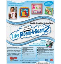 Warm Company ON ORDER-Lite Steam-A-Seam 2: Pack of 5: 9”x12" sheets