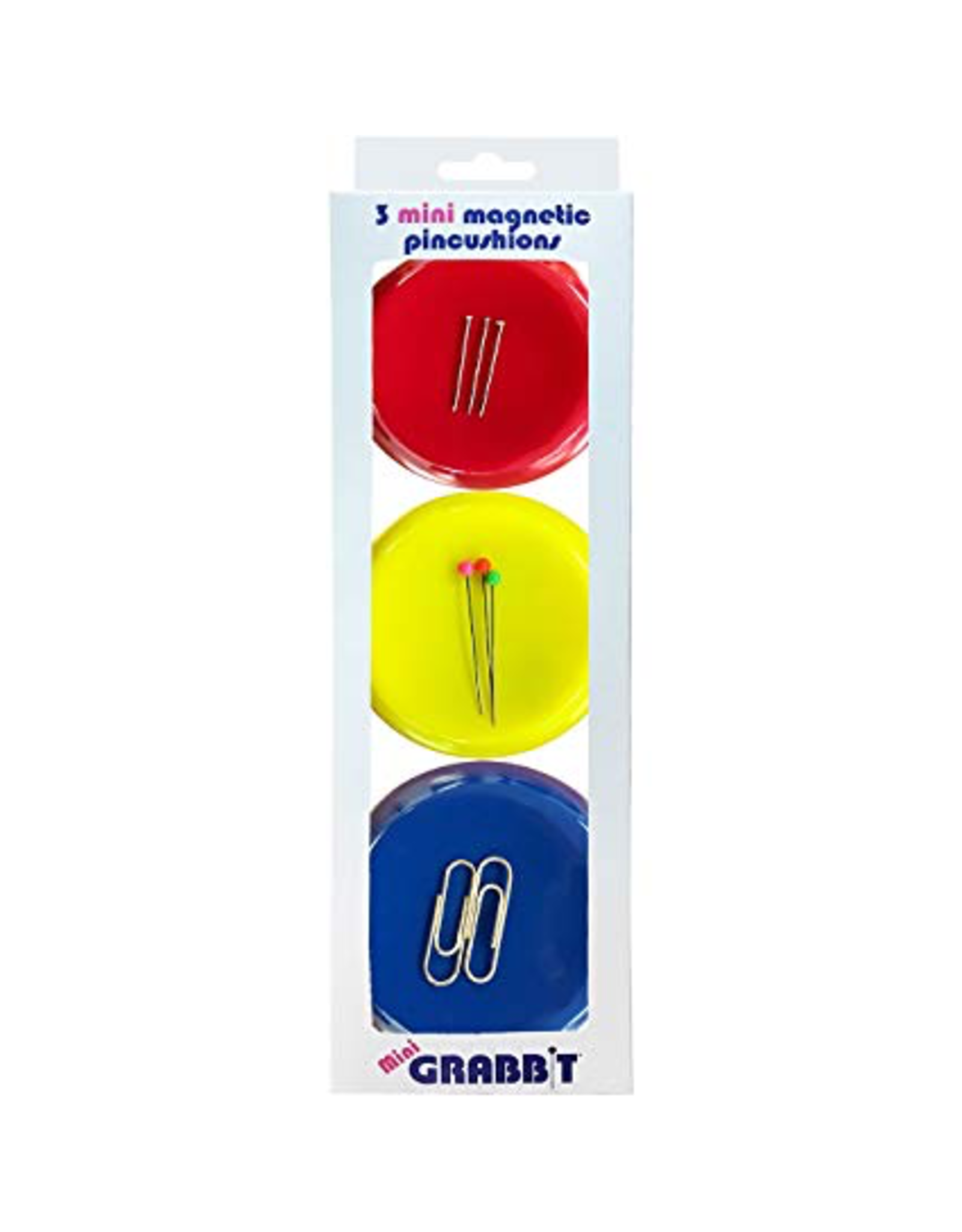 Grabbit ON ORDER-Grabbit® Mini Magnetic Pincushions - Set of 3