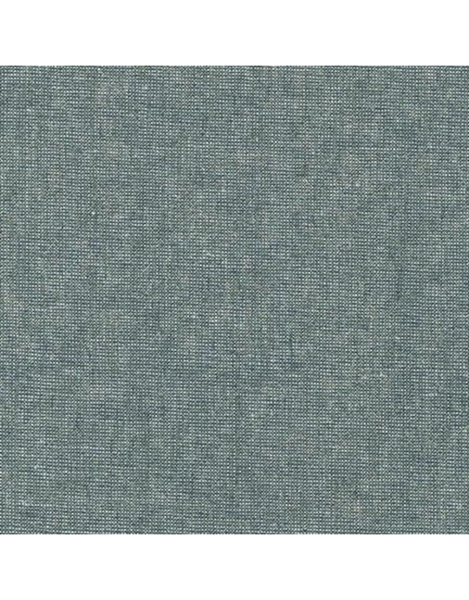 Robert Kaufman Linen, Essex Yarn Dyed Metallic in Storm, Fabric Half-Yards