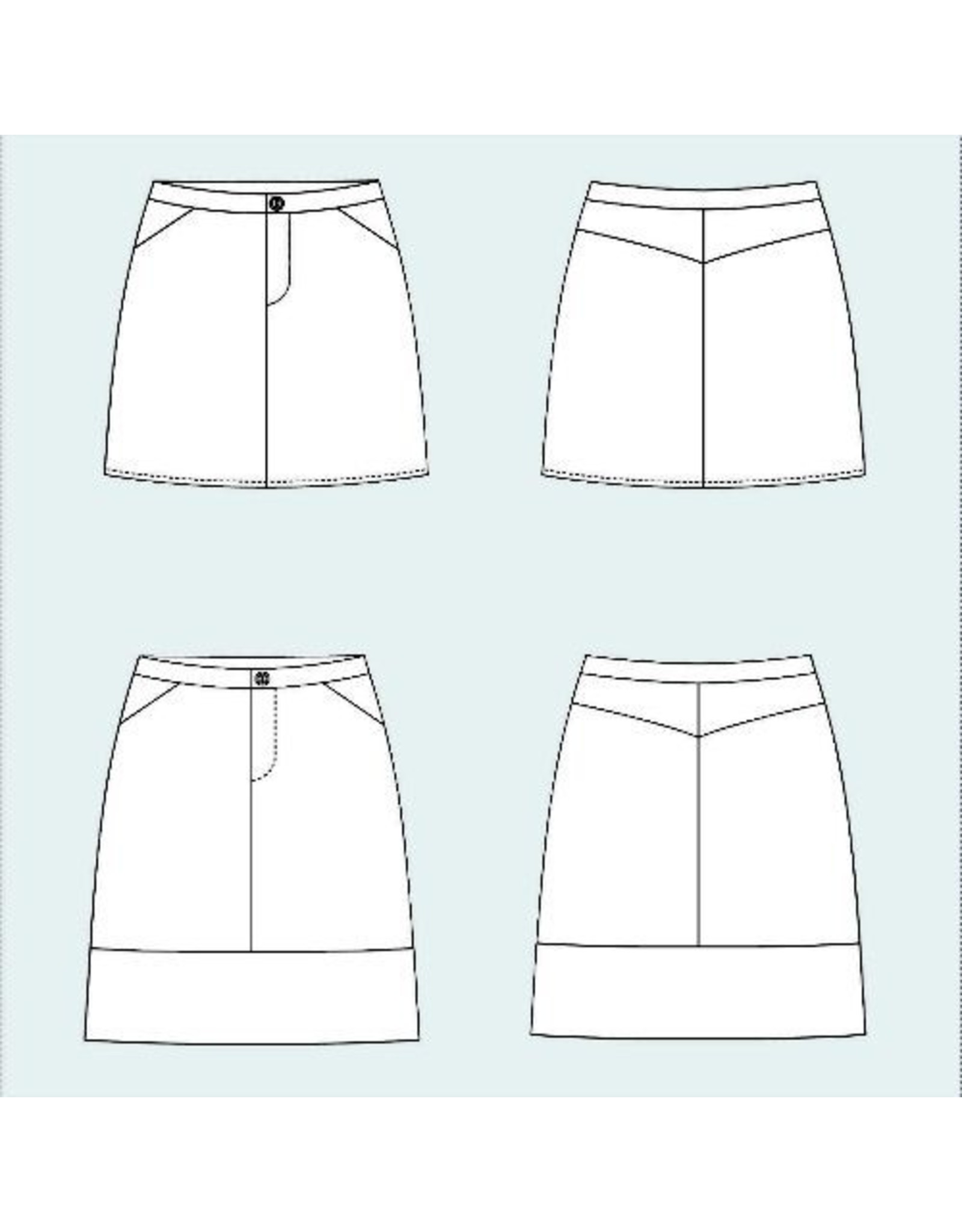 Grainline Studio ON SALE - Moss Skirt Pattern