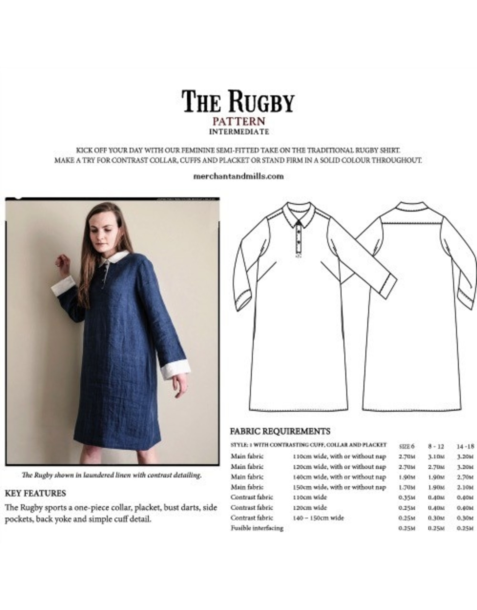 Merchant & Mills ON SALE - Rugby Pattern from Merchant & Mills