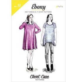 Closet Core Patterns Ebony T-Shirt & Knit Dress Pattern