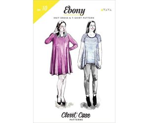 Closet Case Ebony T Shirt Knit Dress Pattern Picking Daisies