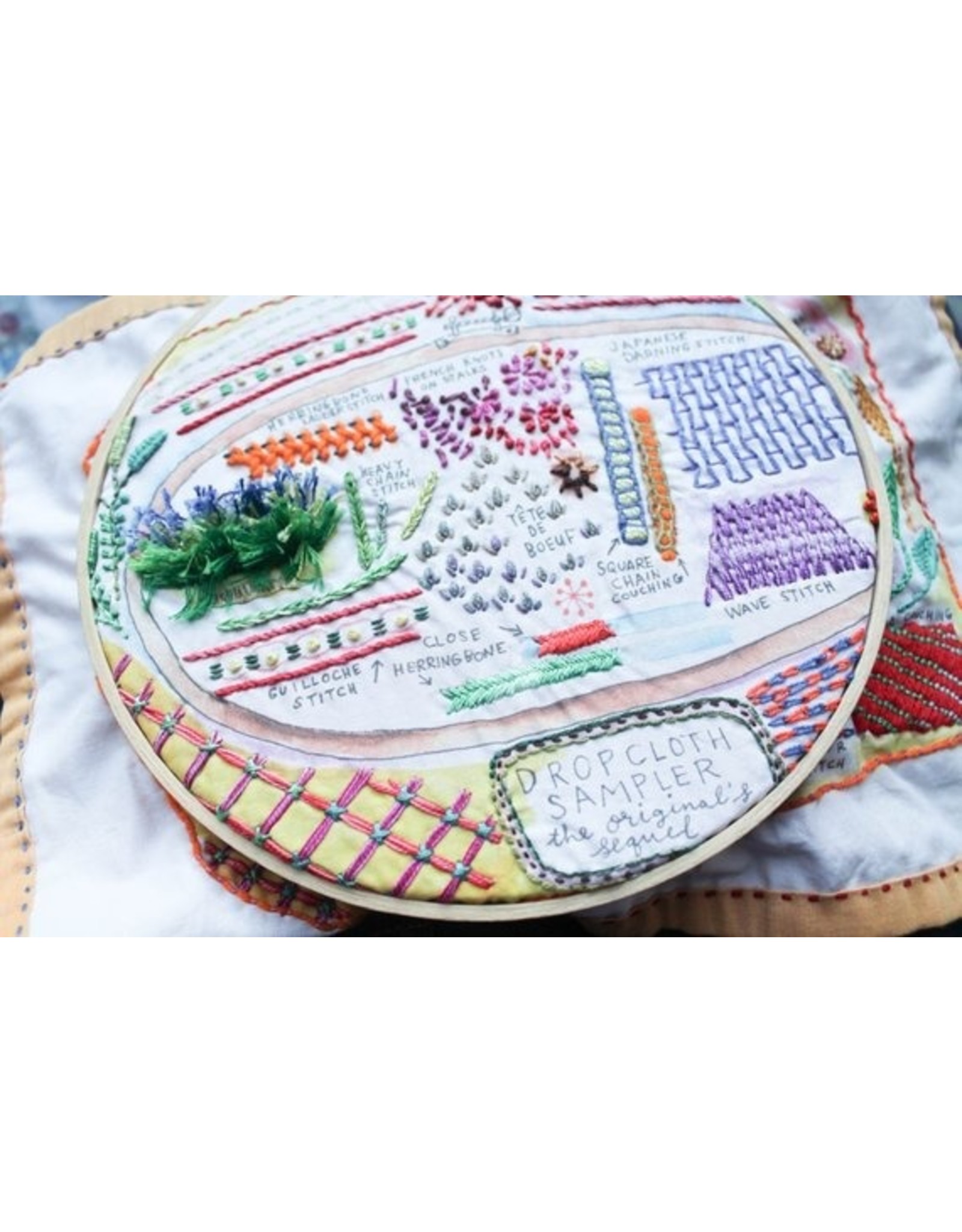 Dropcloth Samplers Sequel Sampler, Embroidery Sampler