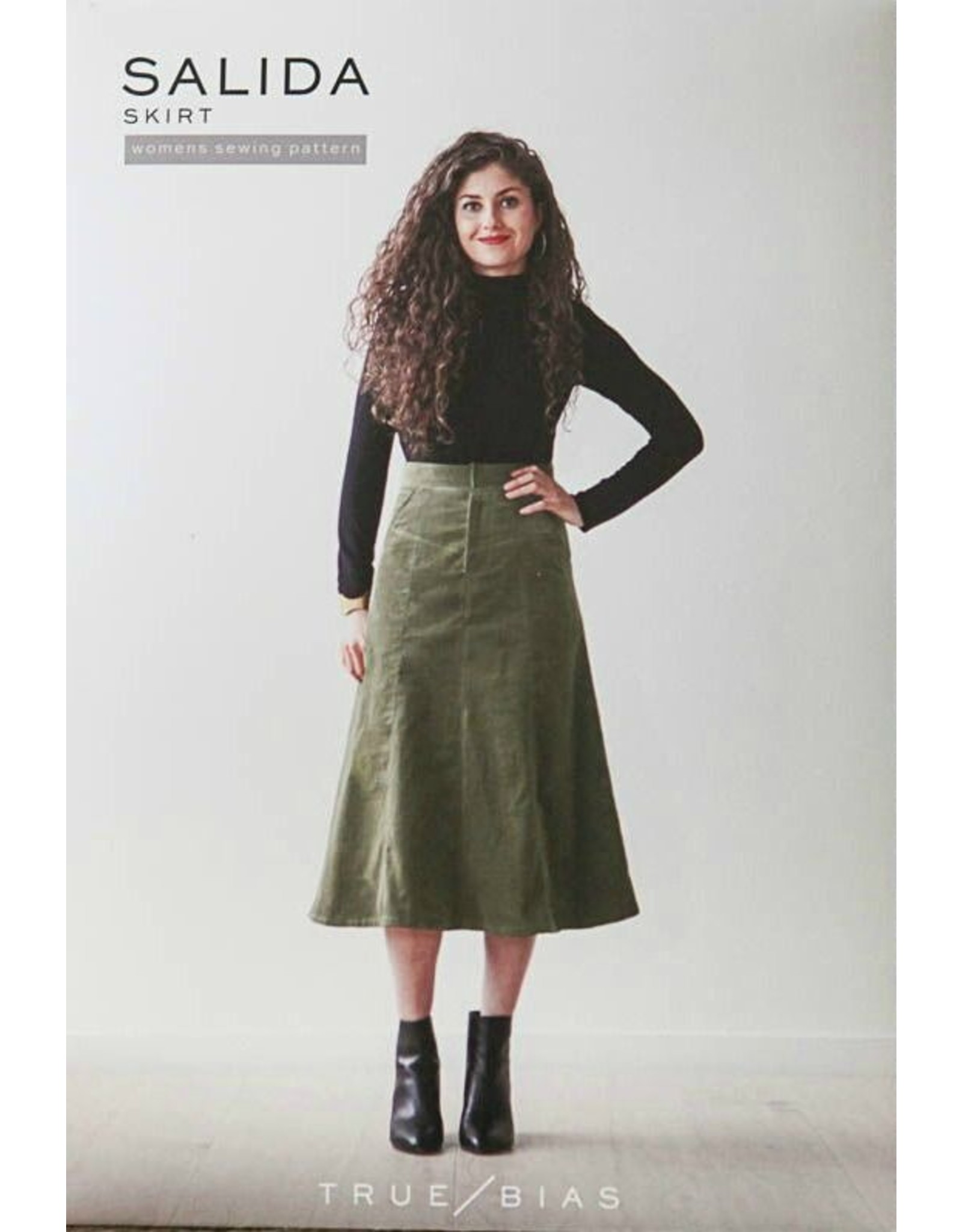 Bias skirt pattern, High waist skirt pattern, Modern sewing