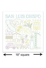 Picking Daisies SLO City Embroidery Sampler (cloth only)