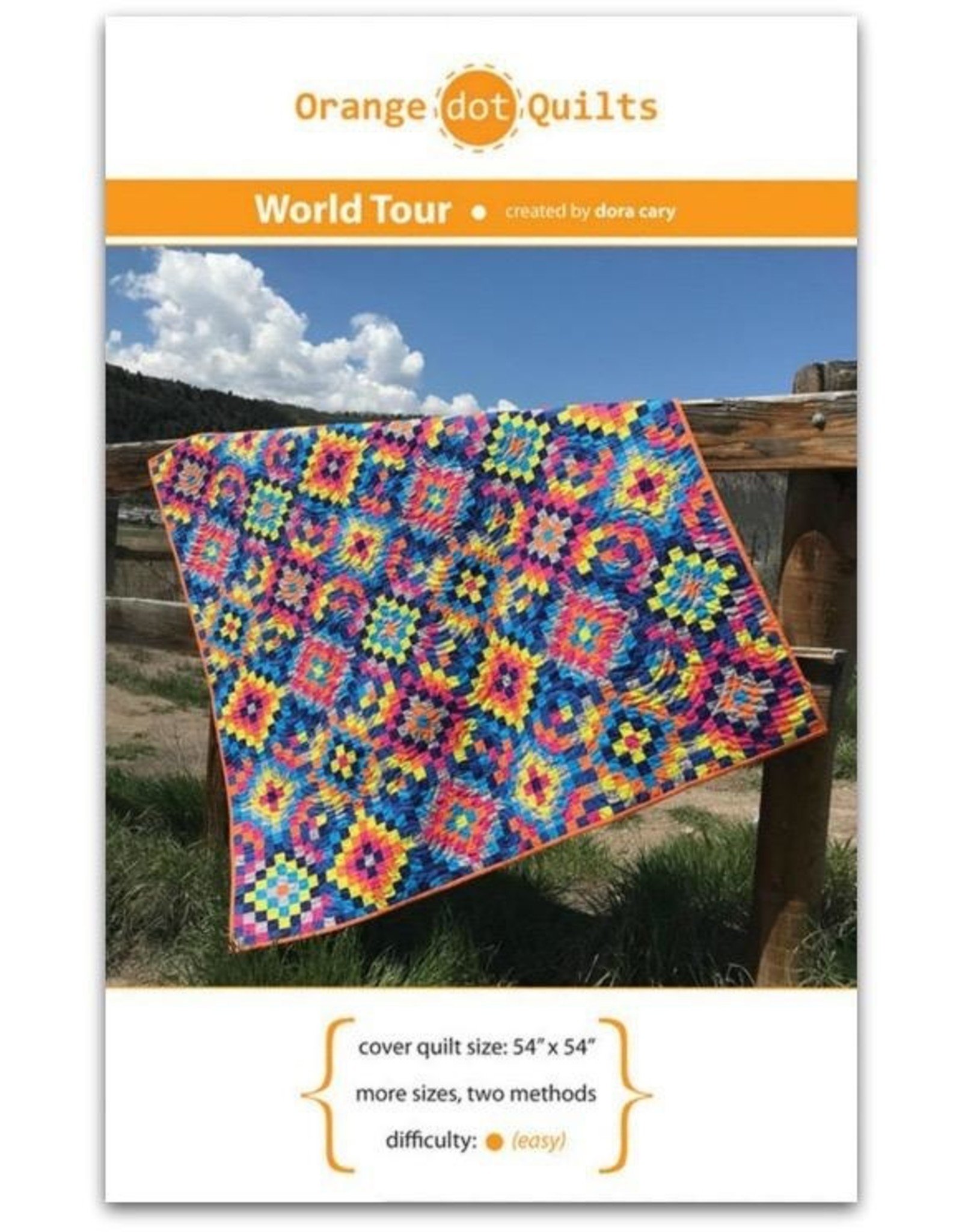 Orange Dot Quilts World Tour Quilt Pattern