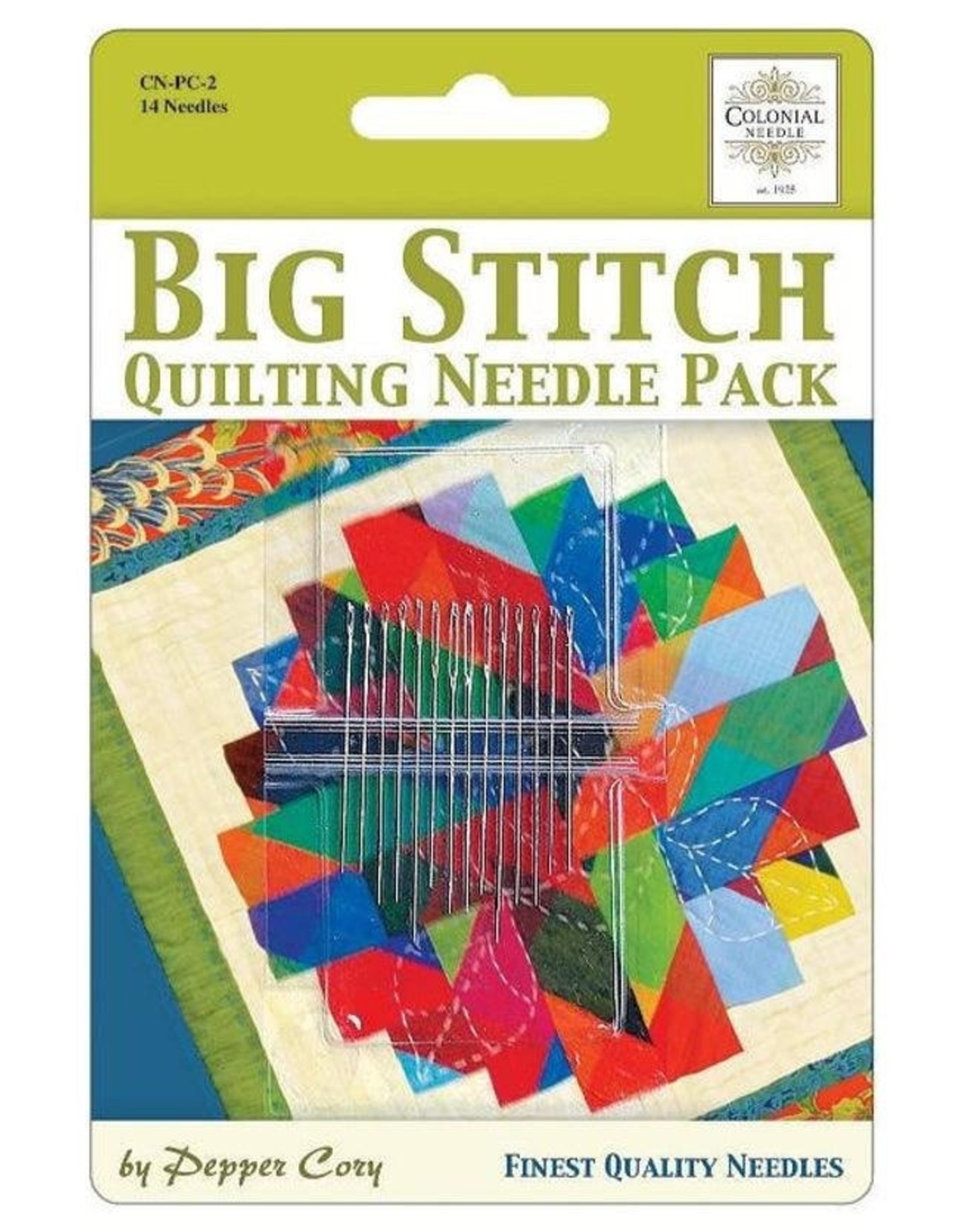 Colonial Needle Big Stitch Quilting Needle Pack - 14ct by Pepper Cory