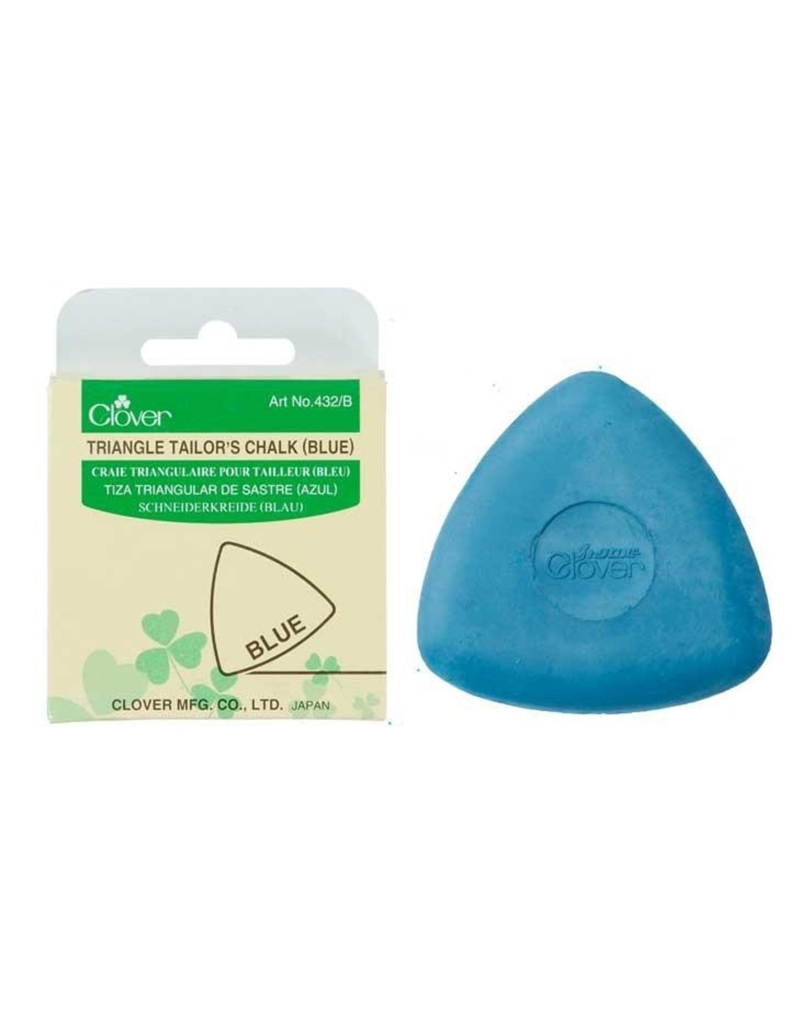 Clover Triangle Tailor's Chalk - Blue