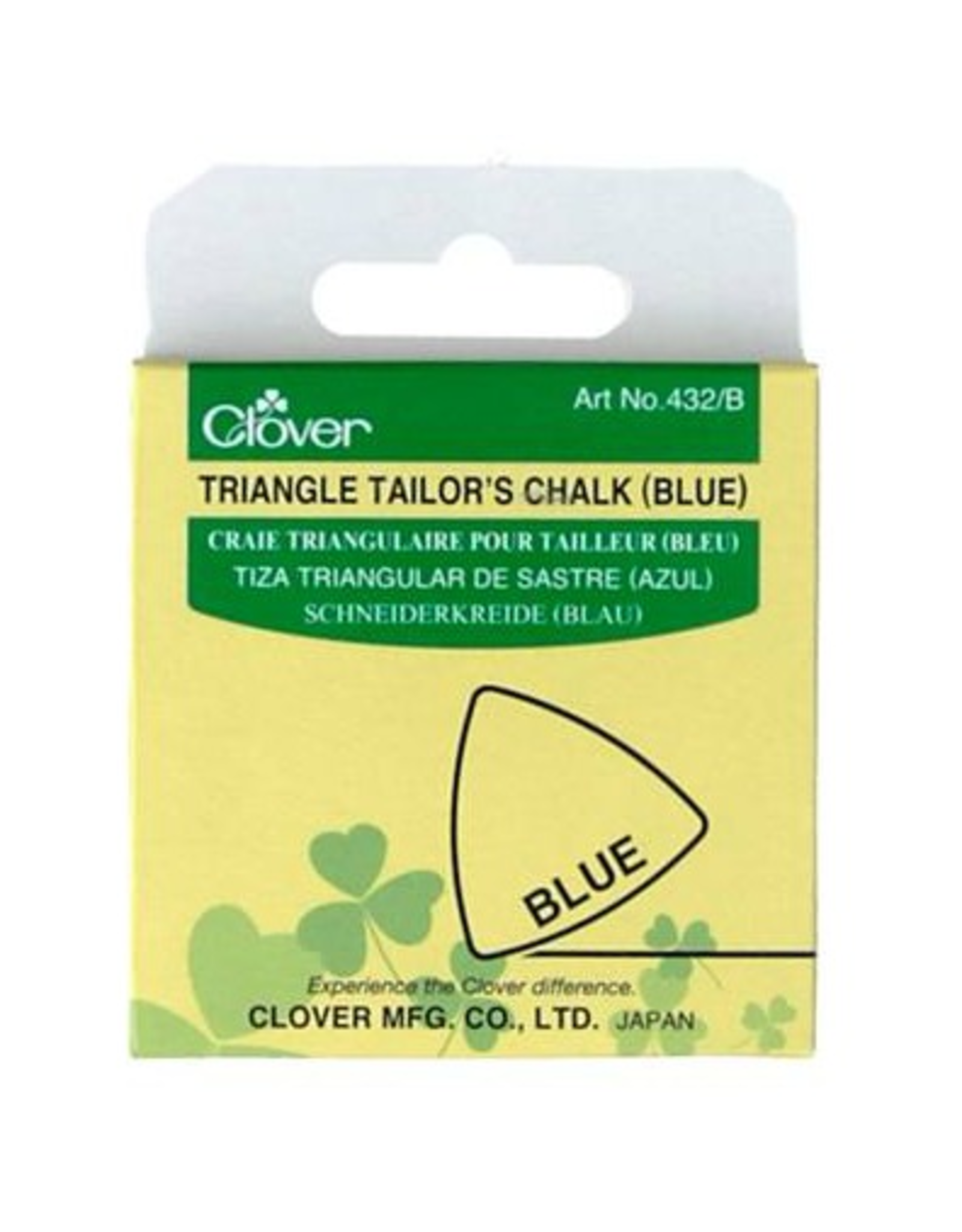 Clover ON ORDER-Triangle Tailor's Chalk - Blue