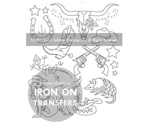Original Iron On Transfer Designs to Stencil Paint & Sew ~ Elzig ~  McConnaughey