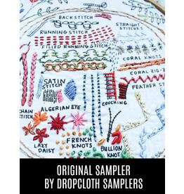 Dropcloth Samplers The Original Sampler, Embroidery Sampler from Dropcloth Samplers