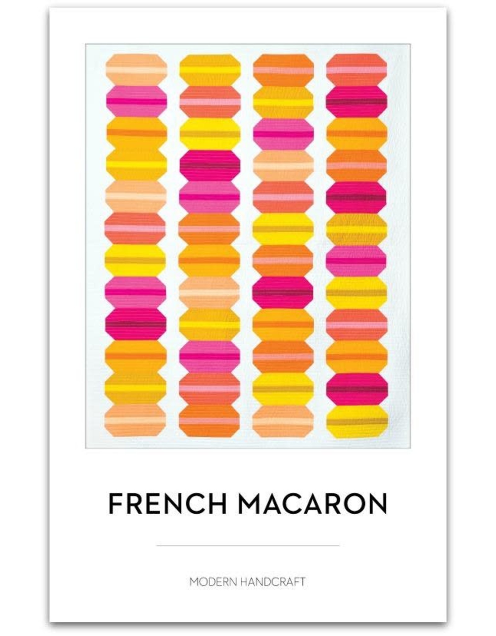 Modern Handcraft French Macaron Quilt Pattern