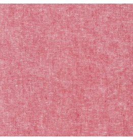 Robert Kaufman Linen, Essex Yarn Dyed in Red, Fabric Half-Yards