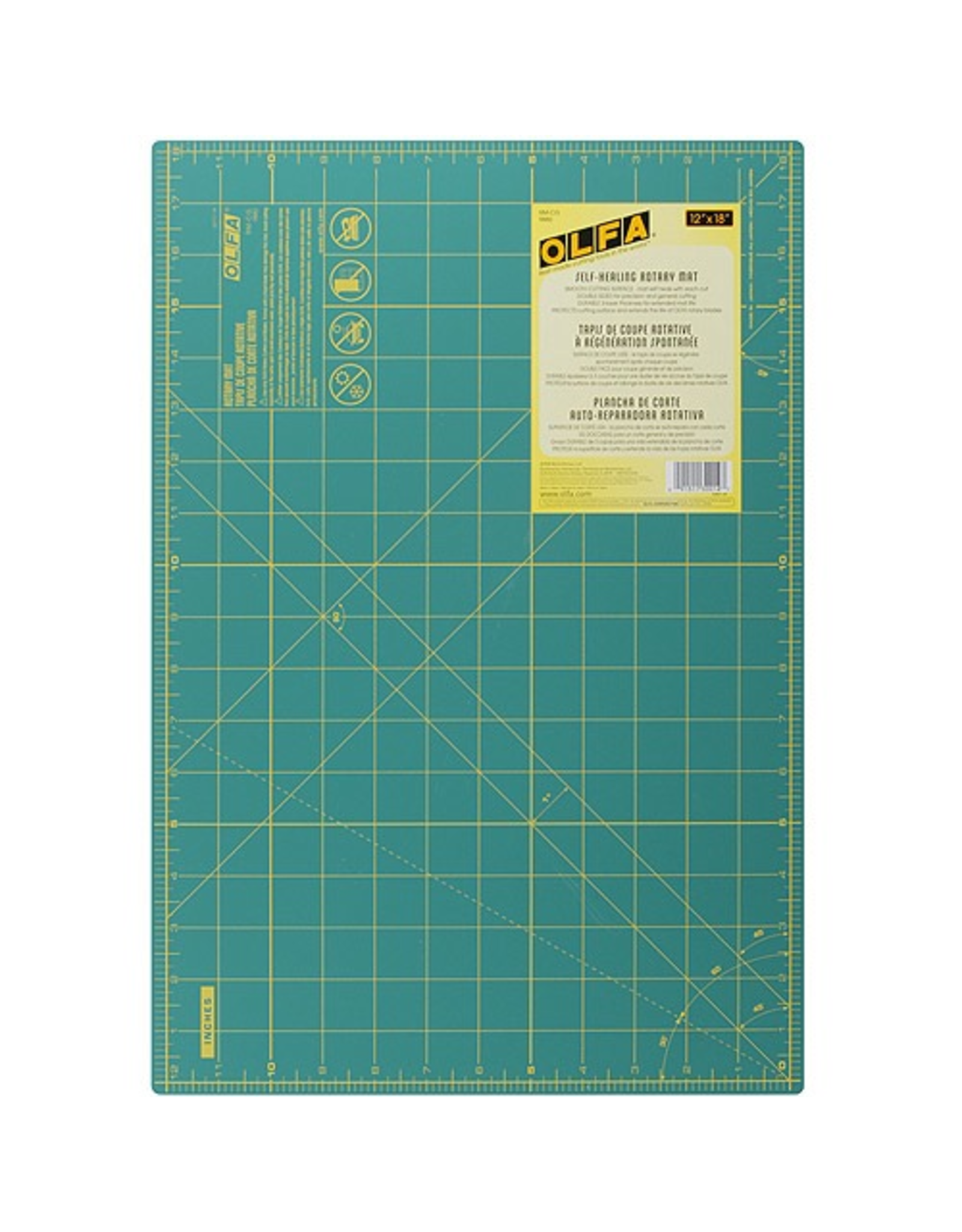 Olfa ON ORDER-Olfa Self Healing Rotary Cutting Mat 12" x 18"