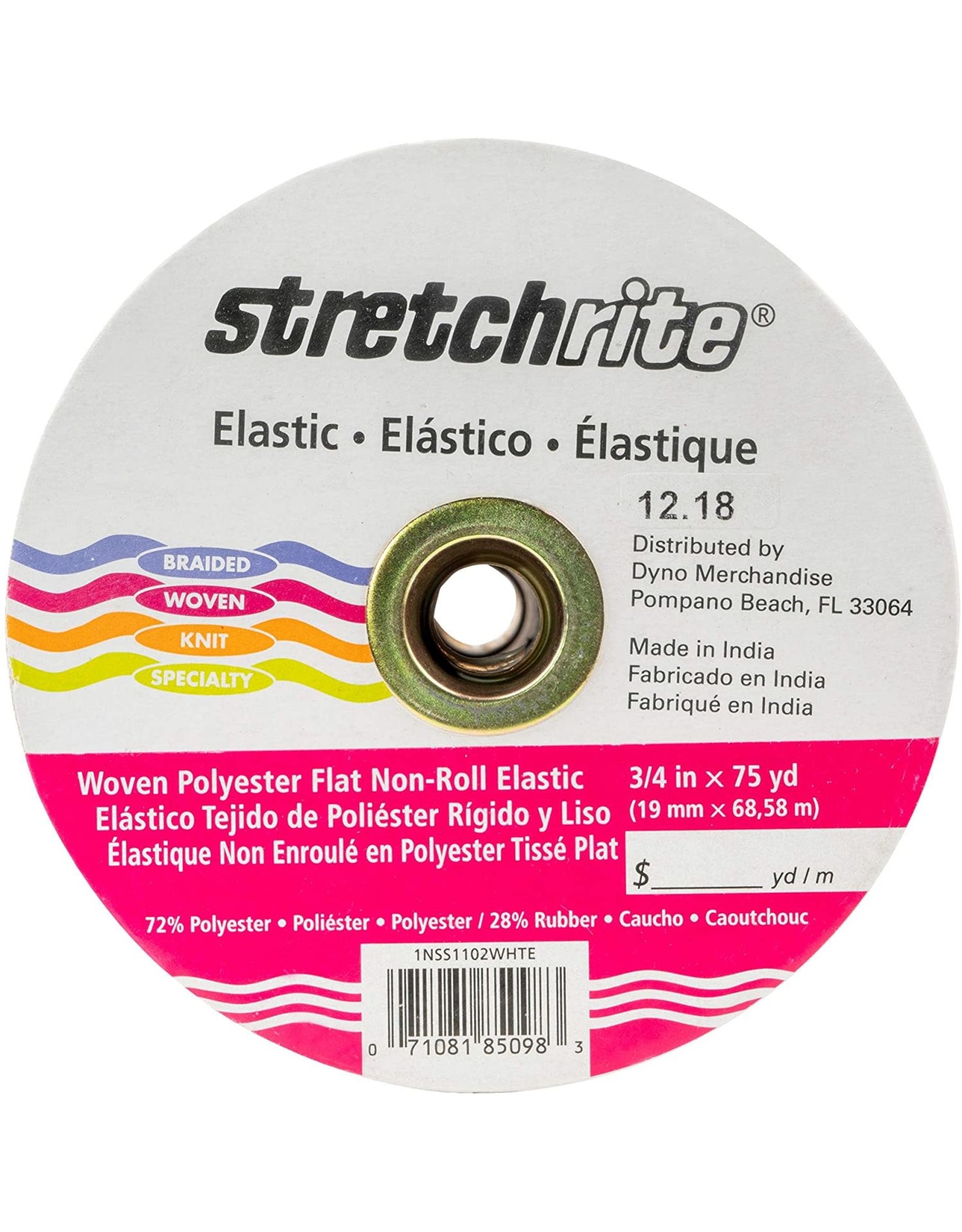 Flat Non-Roll Elastic