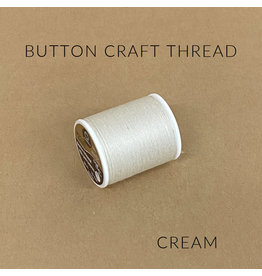 Coats & Clark Button Craft Thread, Dual Duty Plus, Color: Cream