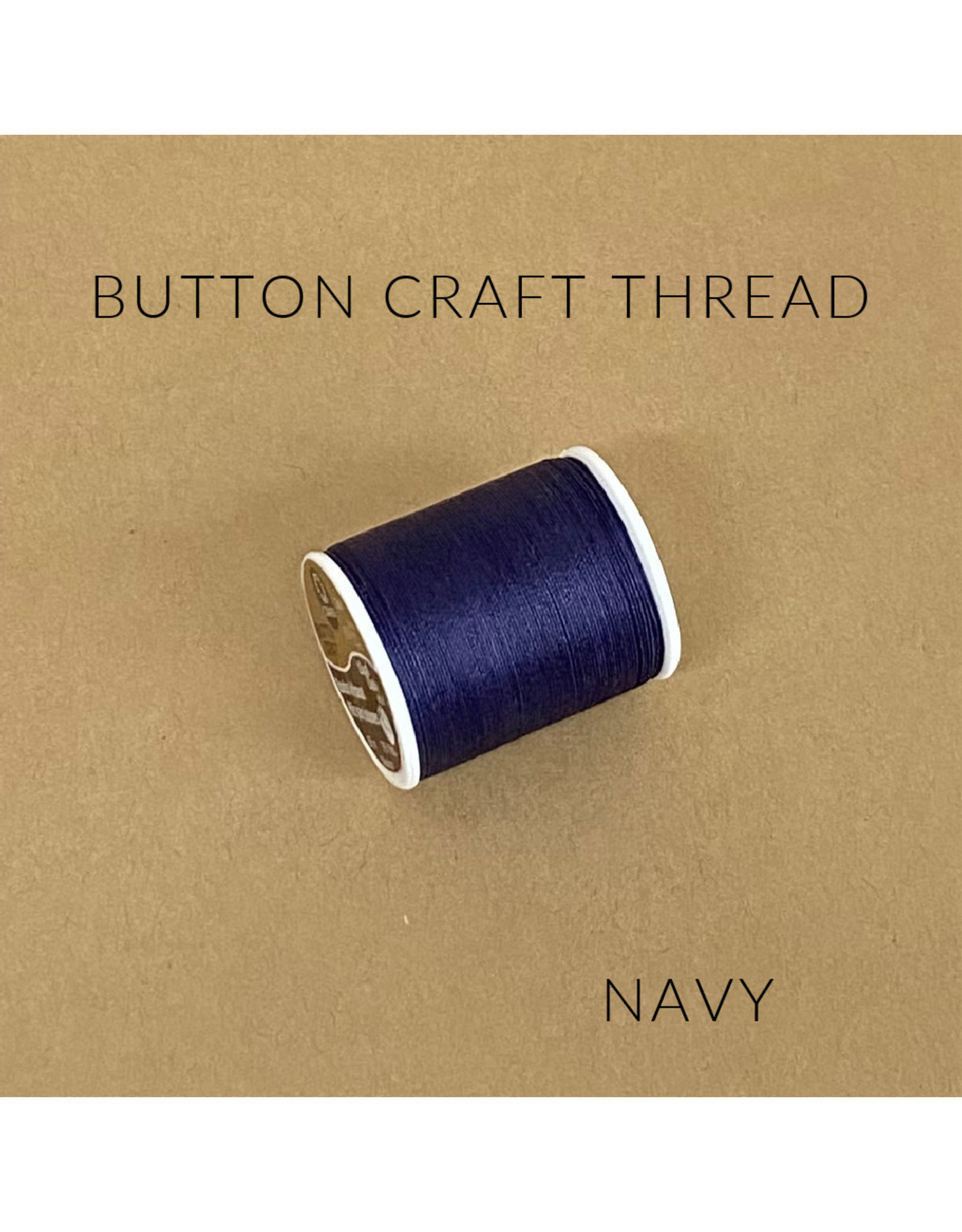 Coats & Clark Button Craft Thread, Dual Duty Plus, Color: Navy