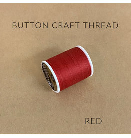 Coats & Clark Button Craft Thread, Dual Duty Plus, Color: Red