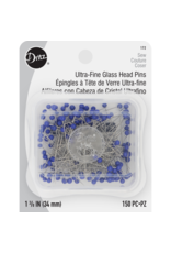 Dritz Ultra Fine Glass Head Pins, 1-3/8", 150ct.