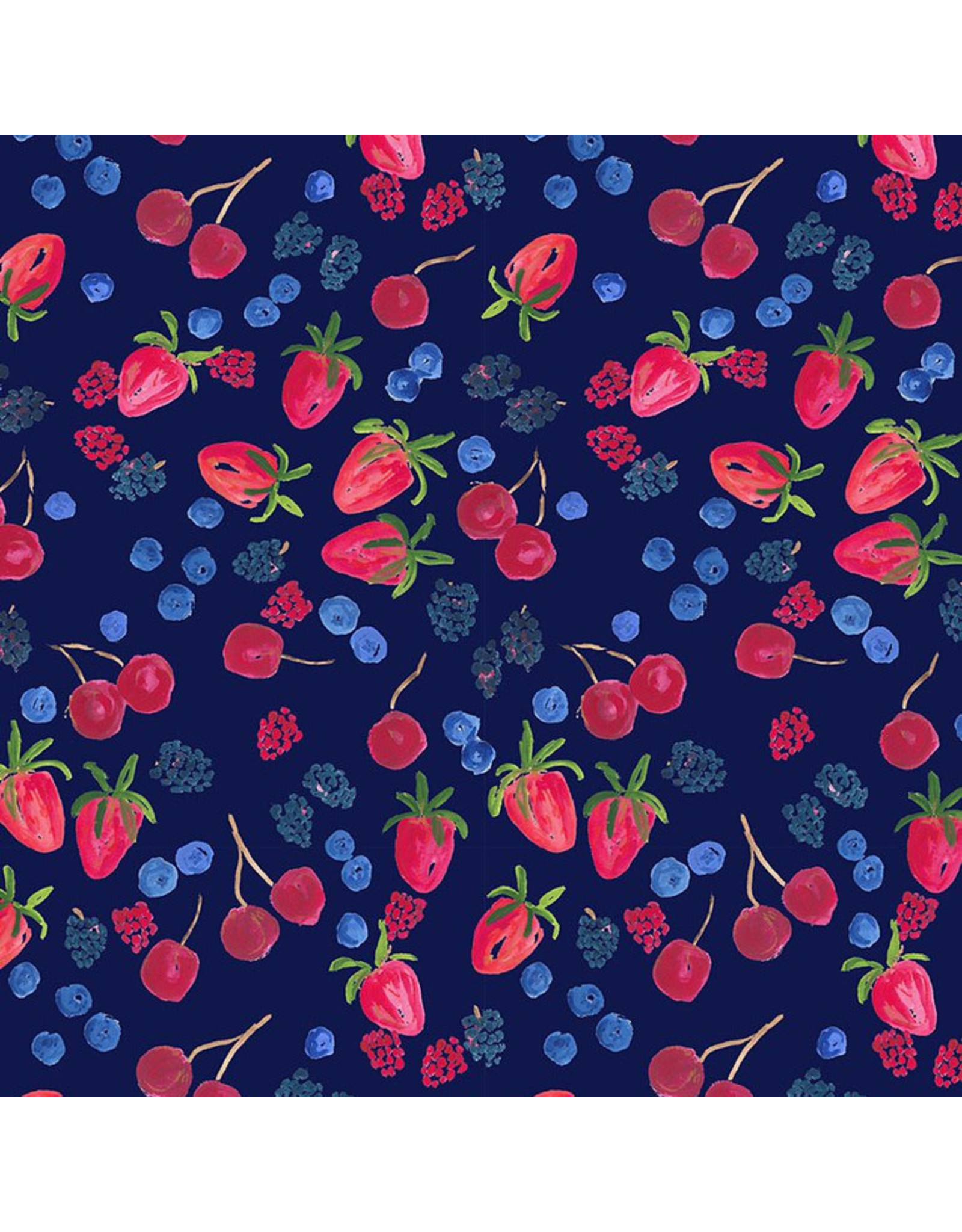 Dear Stella American Summer, Berry Picking in Multi, Fabric Half-Yards