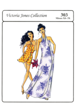 Victoria Jones Collection ON SALE - Hawaiian Classics, Misses Pareau Sewing Pattern