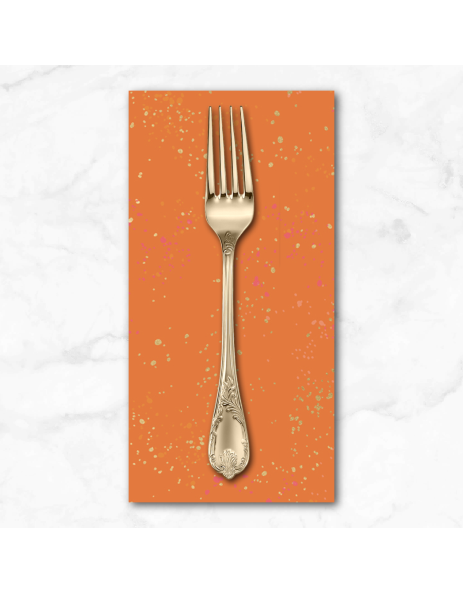 PD's Ruby Star Society Collection Speckled in Burnt Orange, Dinner Napkin