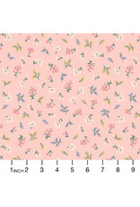 Rifle Paper Co. Strawberry Fields, Petites Fleurs in Blush, Fabric Half-Yards