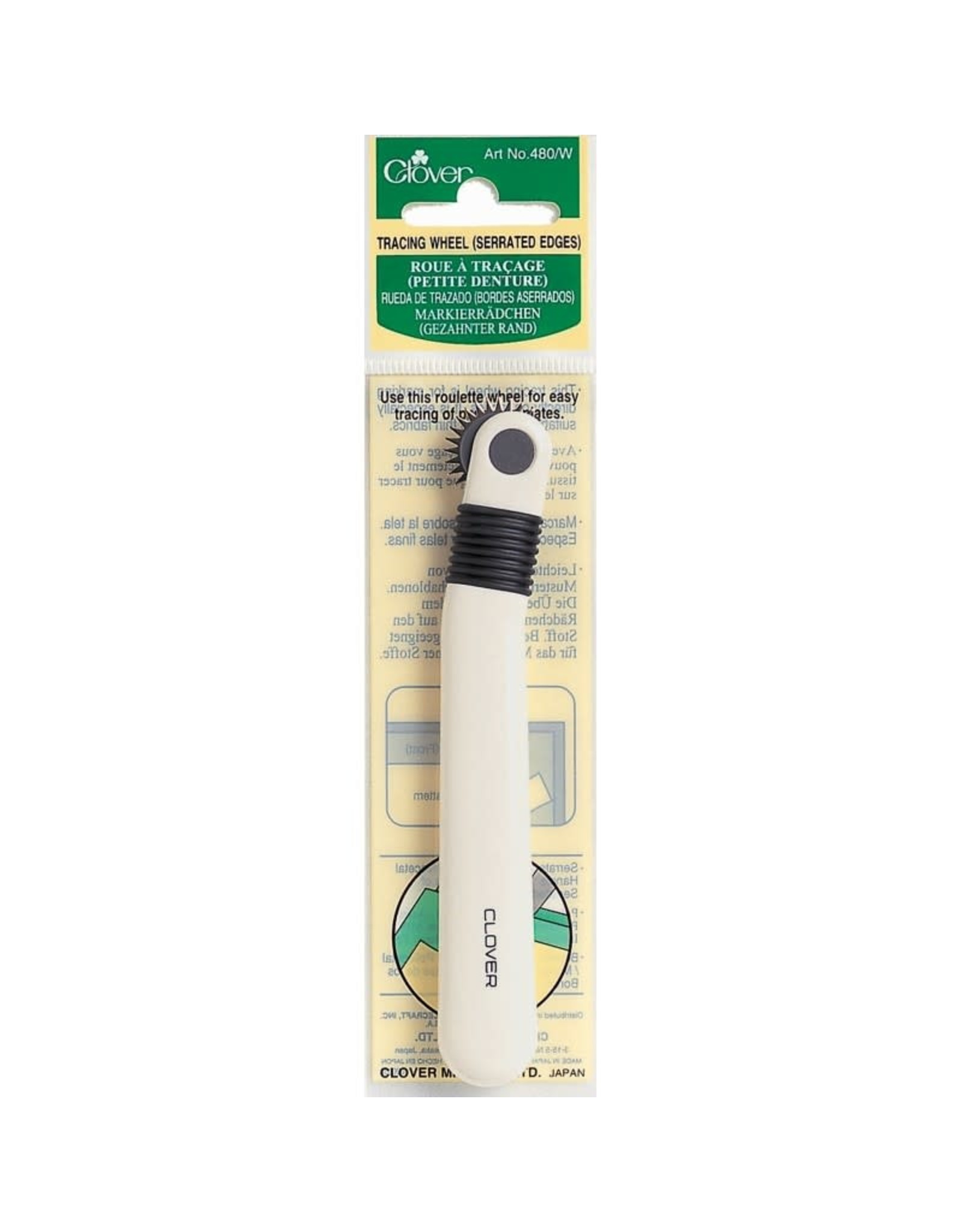 Clover ON ORDER-Tracing Wheel with Serrated Edges