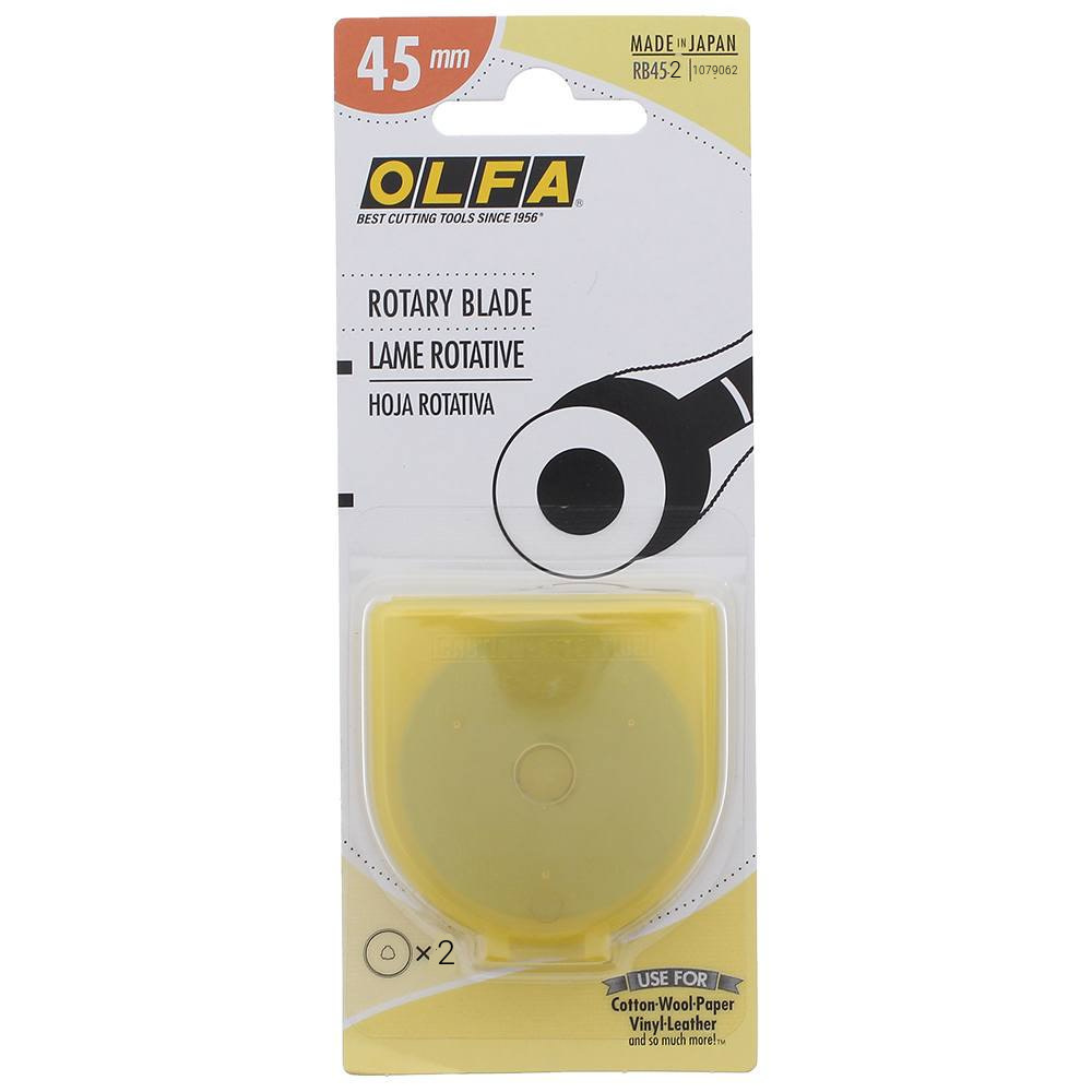 OLFA 45mm Rotary Cutter (Two Included)-PREOWNED