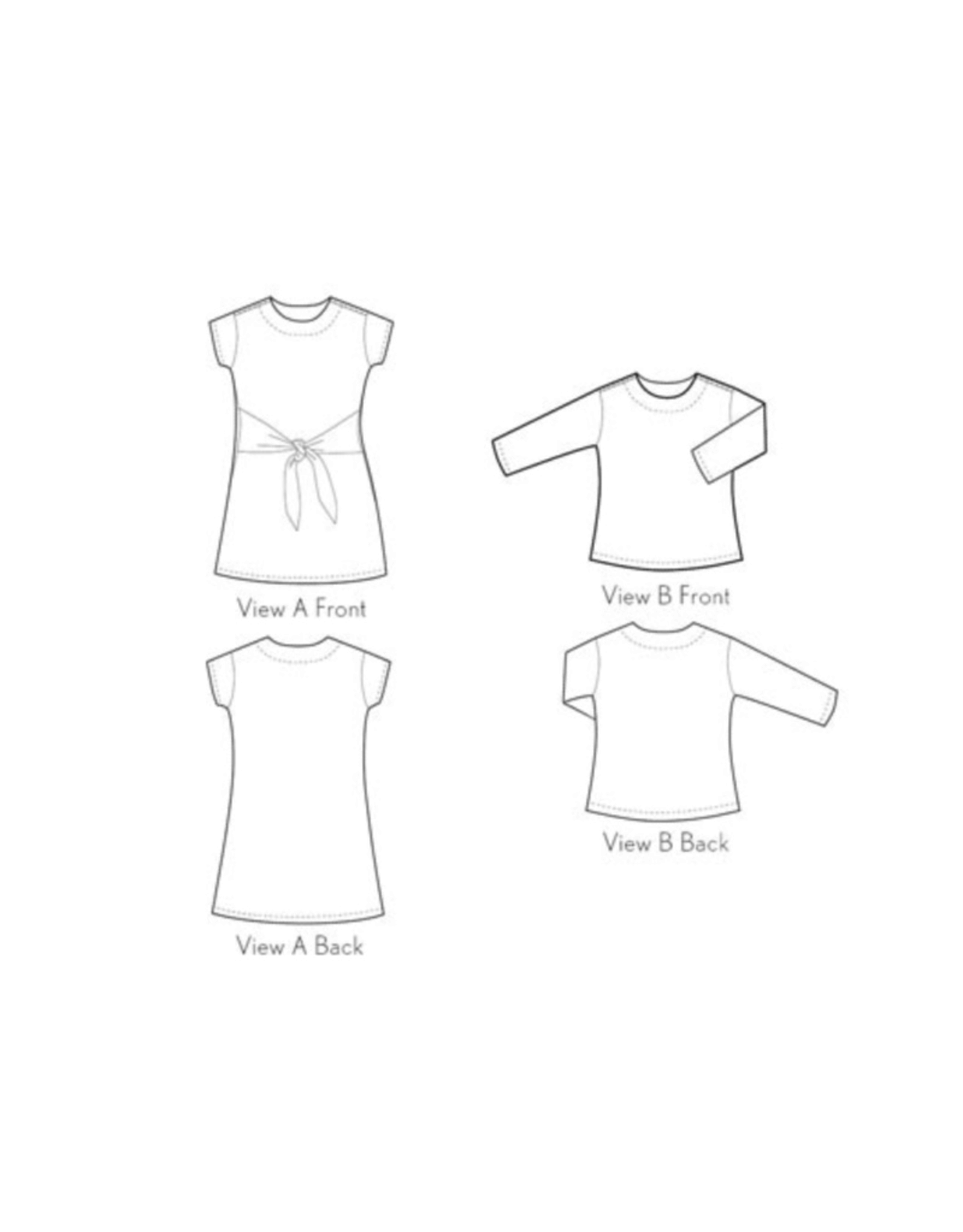 Oliver + S ON SALE - Oliver+S’s Girl On The Go Dress  + Top Pattern - Sizes 8 - 18