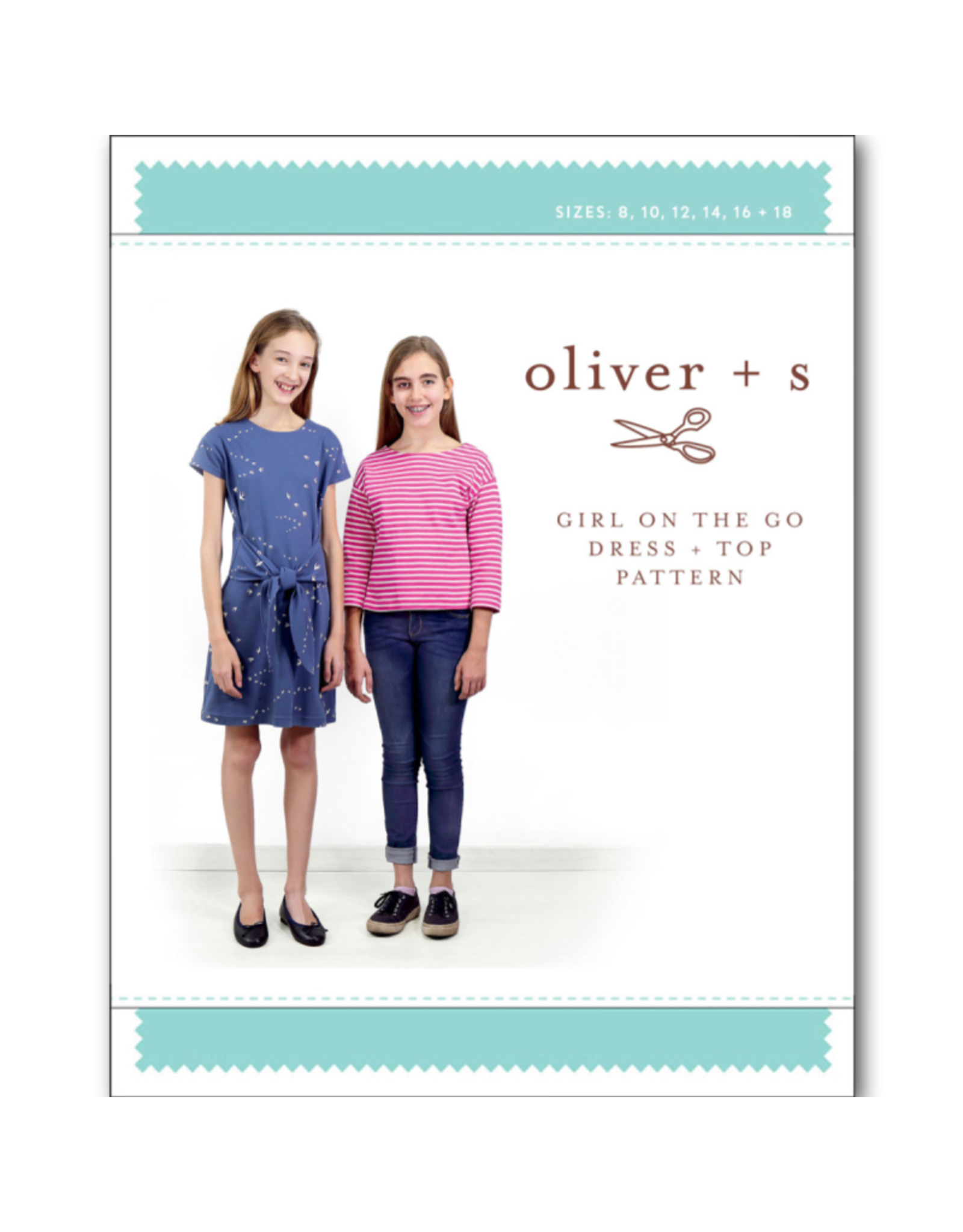 Oliver + S ON SALE - Oliver+S’s Girl On The Go Dress  + Top Pattern - Sizes 8 - 18