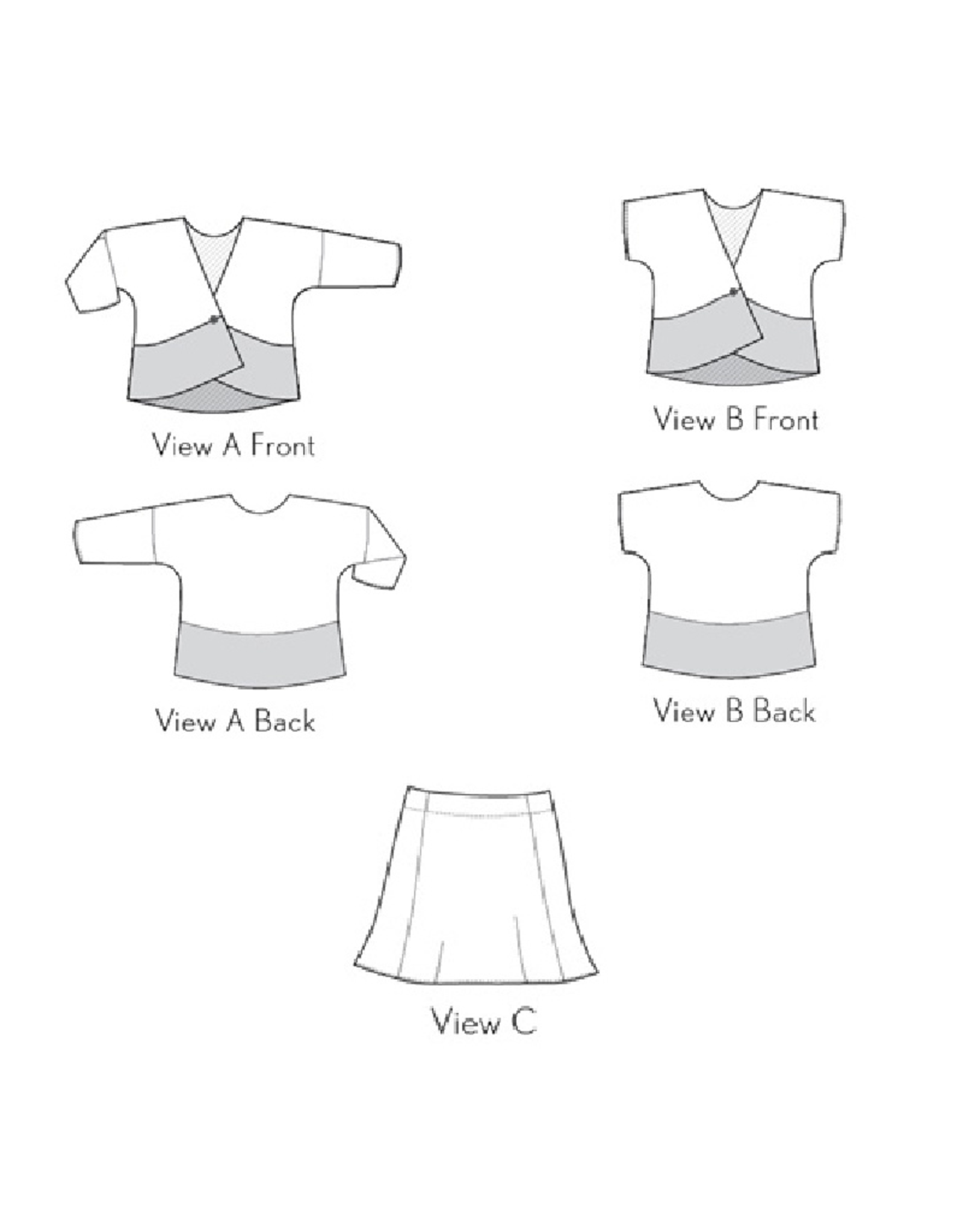 Oliver + S ON SALE - Oliver+S’s Double Dutch Jackert + Skirt Pattern - Sizes 6M-12