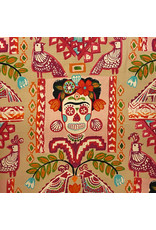 Alexander Henry Fabrics Folklorico, Ikat de Polanco in Tea Pink, Fabric Half-Yards