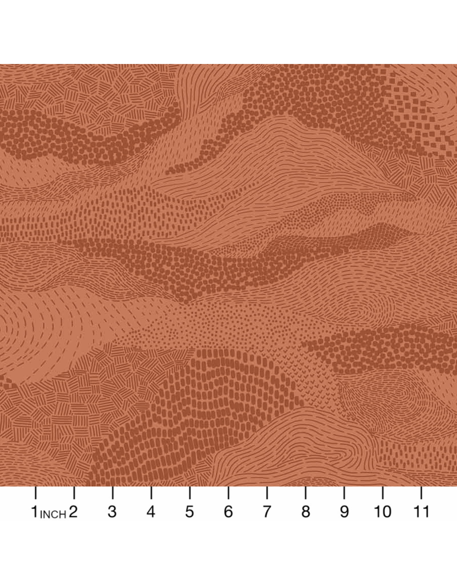 Figo Elements, Earth in Rust, Fabric Half-Yards