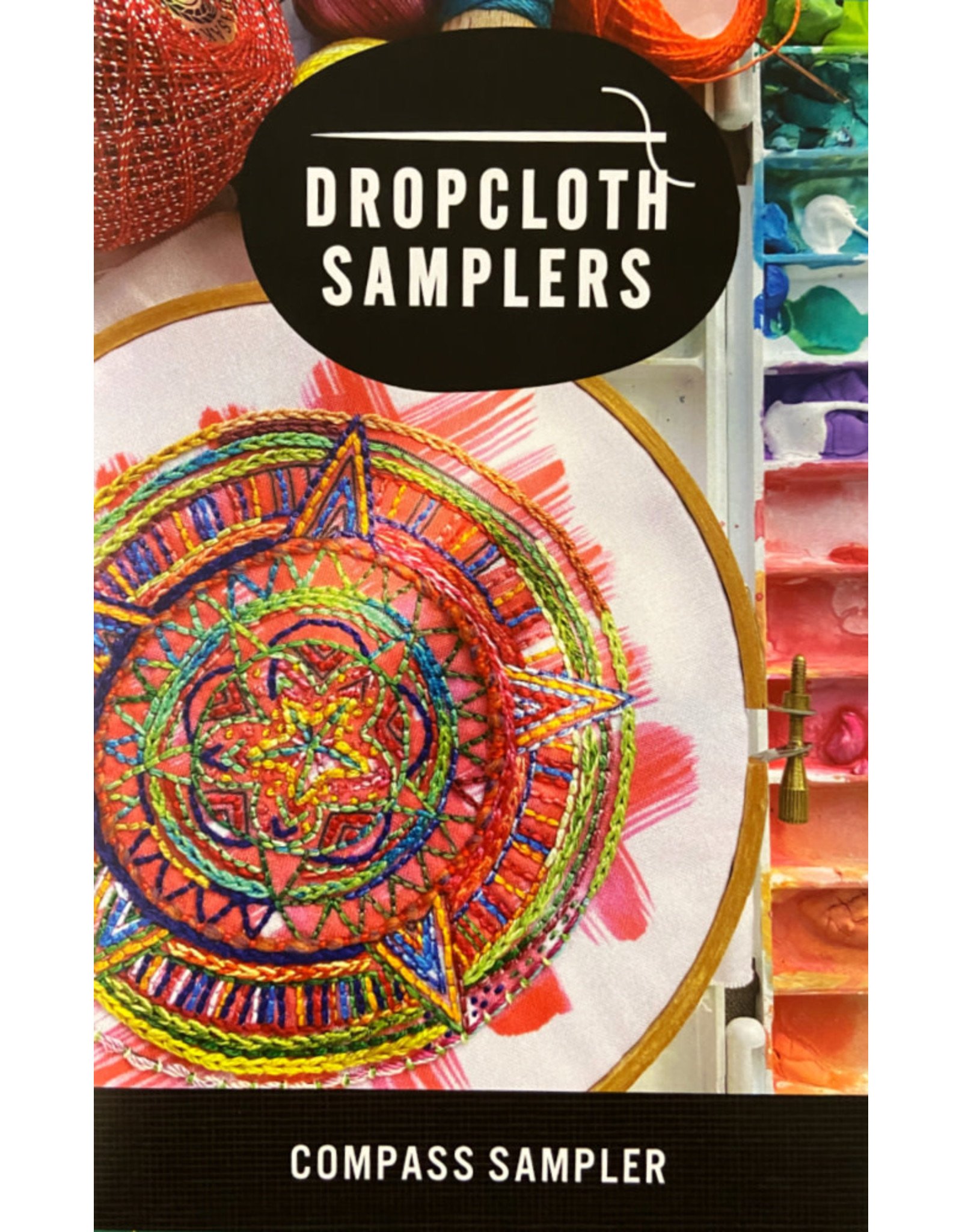 Dropcloth Samplers Compass Sampler,  Embroidery Sampler