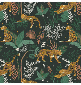 RJR Fabrics Magic of Serengeti, Leopard in Jungle, Fabric Half-Yards