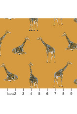 RJR Fabrics Magic of Serengeti, Giraffe in Golden Vista, Fabric Half-Yards